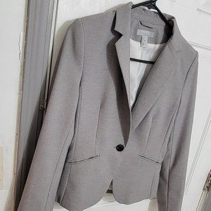 H&M Women Fitted Grey Blazer Size 4